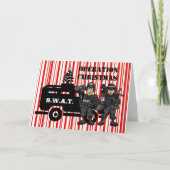 クリスマスSWATチームクリスマスカードの操作 カード (正面)