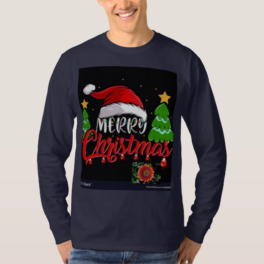 クリスマスTシャツの男性と結婚クラシックする Tシャツ (正面)