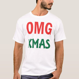 クリスマスTシャツのOMGクリスマス Tシャツ