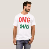 クリスマスTシャツのOMGクリスマス Tシャツ (正面フル)