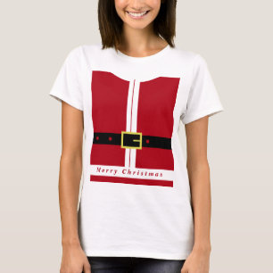 クリスマスTシャツサンタクロースベルト Tシャツ