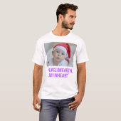 クリスマスTシャツ用ロゴデザイン Tシャツ (正面フル)