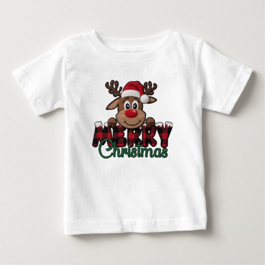 クリスマスTシャツ ベビーTシャツ (正面)