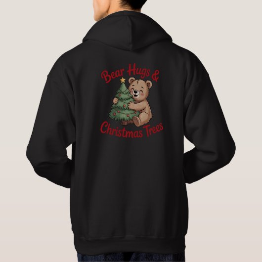 クリスマスTシャツ, 子熊がクリスマスを楽しむ パーカ (裏面)
