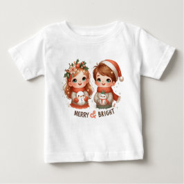 クリスマスTシャ子供へツ ベビーTシャツ