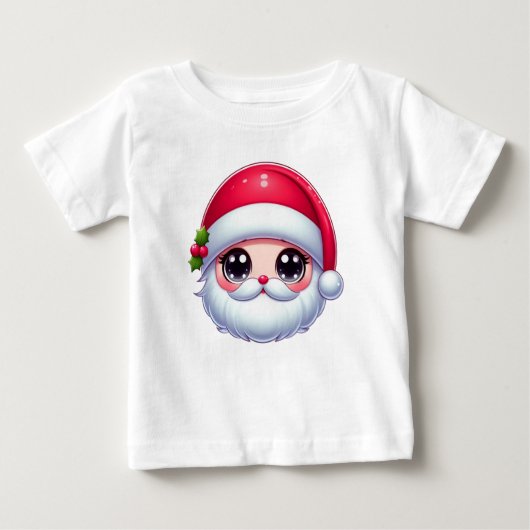 クリスマスTシャ子供へツ ベビーTシャツ (正面)