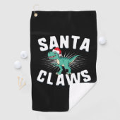 クリスマスTレックスクリスマスサンタツメ ゴルフタオル (インサイチュ)