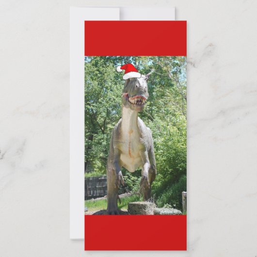 クリスマスTレックス恐竜 (正面)