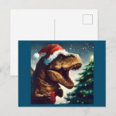 クリスマスTレックス1 シーズンポストカード (正面/裏面)