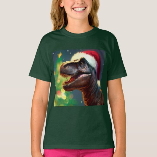 クリスマスTレックス2 Tシャツ (正面)