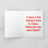 クリスマスTレックス シーズンカード (内部)