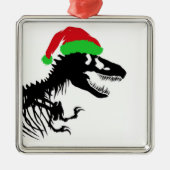クリスマスTレックス メタルオーナメント (正面)