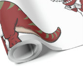 クリスマスTレックス ラッピングペーパー (ロールコーナー)