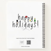 クリスマスto doリストのノートブック ノートブック (裏面)