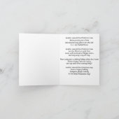 クリスマスTrを揺らす猫のまわりにクリスマスカード シーズンカード (内部)