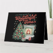 クリスマスT's最も素晴らしい時間ヴィンテージ カード (正面)