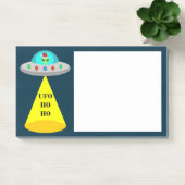 クリスマスUFOホーホソーサーエイリアン飛んでいる皿 ポストイット (オフィス)