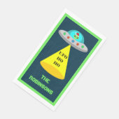 クリスマスUFOホーホソーサー飛んでいるエイリアンカスタム (コーナー)