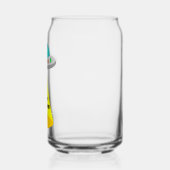 クリスマスUFOホーホソーサー飛んでいるエイリアンカスタム ガラス缶 (左)