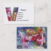 クリスマスVレター/サンタ遊・ハープ 名刺 (正面/裏面)