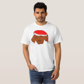 クリスマスVizsla Tシャツ (正面フル)