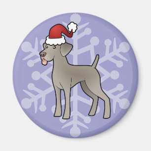 クリスマスWeimaraner マグネット