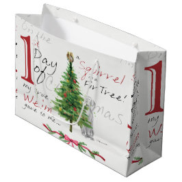 クリスマスWEIMSの最初日 ラージペーパーバッグ
