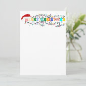 クリスマスxマス、トナカイ、サンタクロース シーズンカード (スタンド正面)