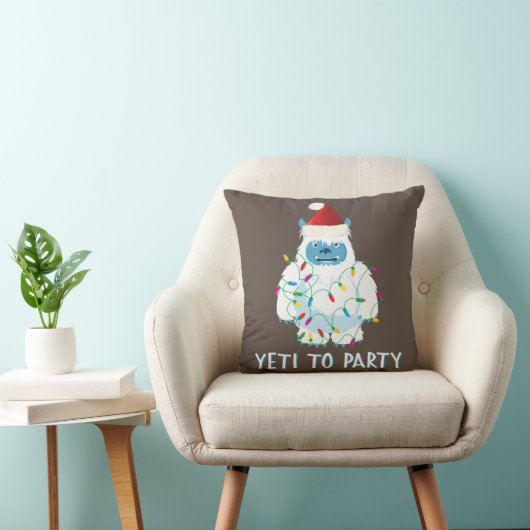 クリスマスYetiへパーティーTシャツかわいいYeti forクリスマス クッション (椅子)