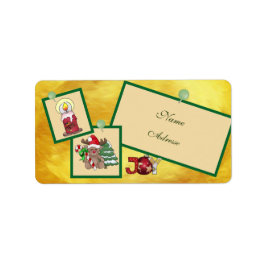 クリスマズビルadressaufkleber ラベル