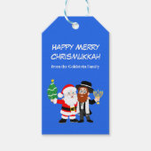 クリスマッカ サンタとラビの祝祭パーティ ギフトタグ (正面)