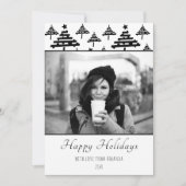 クリスマパーソナライズされたスカスタム・ホリデー・フォト・カード シーズンカード (正面)