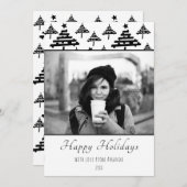 クリスマパーソナライズされたスカスタム・ホリデー・フォト・カード シーズンカード (正面/裏面)