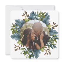 クリスマパーソナライズされたスブルー緑葉の写真