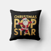クリスマポップ・アートのススターかわいい&ホカラフルリデイ クッション (裏面)