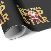 クリスマポップ・アートのススターかわいい&ホカラフルリデイ ラッピングペーパー (ロールコーナー)