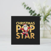 クリスマポップ・アートのススターかわいい&ホカラフルリデイ 招待状 (スタンド正面)