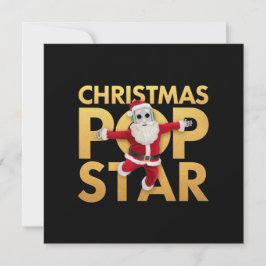 クリスマポップ・アートのススターかわいい&ホカラフルリデイ 招待状