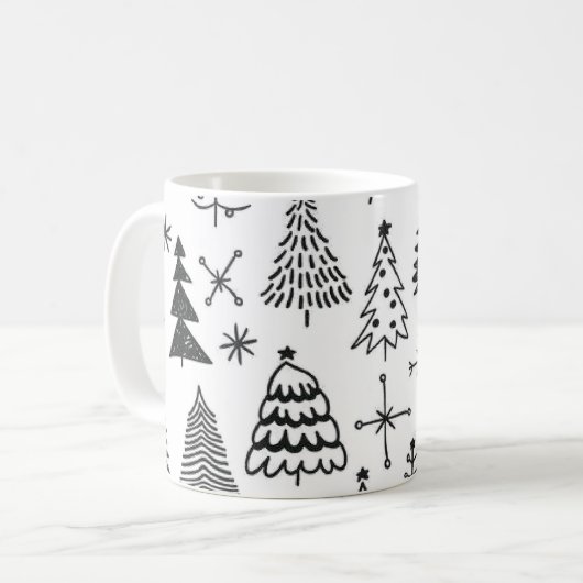 クリスマムグデザイン コーヒーマグカップ (正面左)