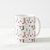 クリスマムグフェスティバルホリデーホホ コーヒーマグカップ (正面右)