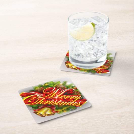 クリスマメリーギフトトイズ ペーパーコースター (インサイチュ)