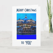 クリスマメリースの「ゴーラウンド」メリークリスマス シーズンカード (正面)