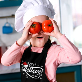 クリスマ信じスサンタクロース – Santa Hat Black エプロン