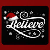 クリスマ信じスサンタクロース – Santa Hat Black マウスパッド