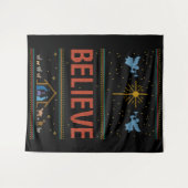 クリスマ信じススセーターキリスト教神イエス タペストリー (正面(横))