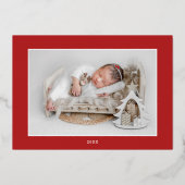 クリスマ信じス魔法赤6枚 箔シーズンカード (裏面)