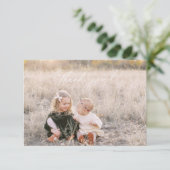 クリスマ感謝していス・ユー・フォト・カード サンキューカード (スタンド正面)