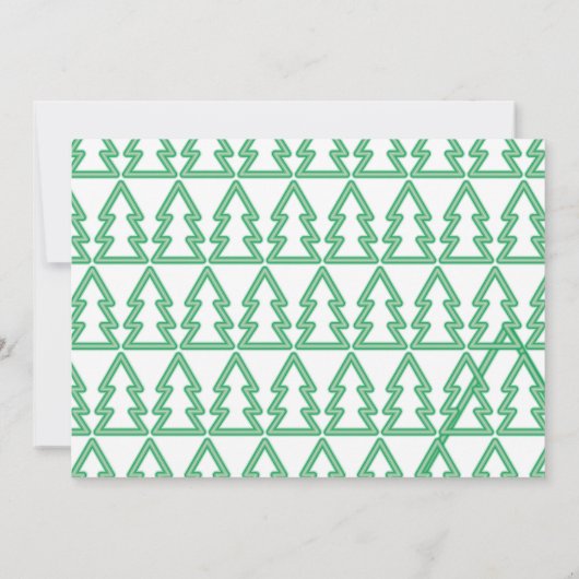 クリスマ数々のス写真明るいモダンカラフル 案内状 (裏面)