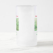 クリスマ最高のス猫パパのペット写真 フロストグラスビールジョッキ (中央)