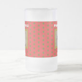 クリスマ最高のス猫パパのペット写真 フロストグラスビールジョッキ (中央)